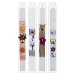 ΛΑΜΠΑΔΑ ΠΛΑΚΕ ΜΕ ΣΤΟΛΙΔΙΑ ΑΝΑΓΛΥΦΗ 35cm Bunny's 931504