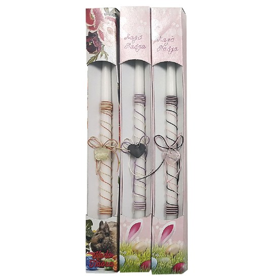 ΛΑΜΠΑΔΑ ΚΟΡΔΟΝΙΑ ΚΑΡΔΙΑ ΧΡΩΜ.ΚΟΥΤΙ 38cm Φ18mm