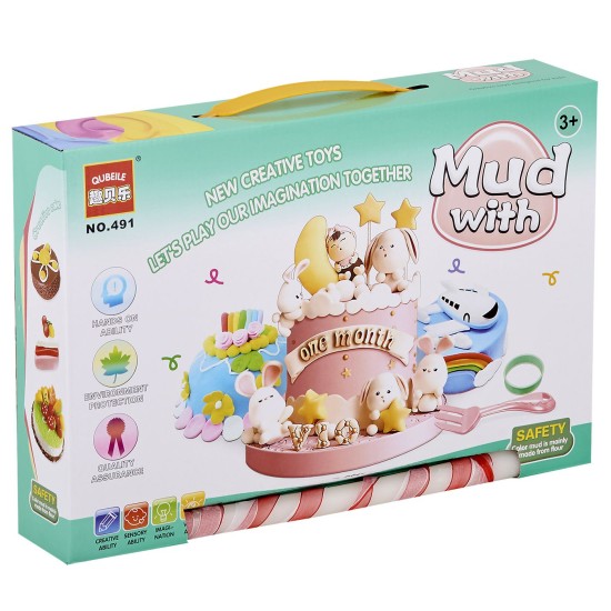 ΛΑΜΠΑΔΑ ΣΕΤ ΖΥΜH ΤΟΥΡΤΑ ΓΕΝΕΘΛΙΩΝ 36x24x7cm Bunny's 931953