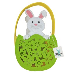 ΚΑΛΑΘΙ ΤΣΟΧΙΝΟ ΛΑΓΟΣ ΣΕ ΑΥΓΟ 19x10x8cm Bunny's 931998
