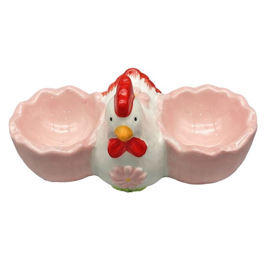 ΑΥΓΟΘΗΚΗ ΚΟΤΑ ΜΕ 2 ΦΩΛΙΕΣ ΑΥΓΩΝ 14,5x7,5x7cm Bunny's 932003