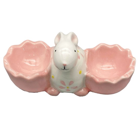 ΑΥΓΟΘΗΚΗ ΛΑΓΟΣ ΜΕ 2 ΦΩΛΙΕΣ ΑΥΓΩΝ 14,5x7,5x7cm Bunny's 932004