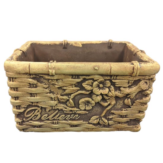 ΚΑΛΑΘΙ- ΚΑΣΠΩ ΚΕΡΑΜΙΚΗ ΠΛΕΞΗ ΟΡΘΟΓΩΝΙΟ 16x10,5x9cm Bunny's 932011