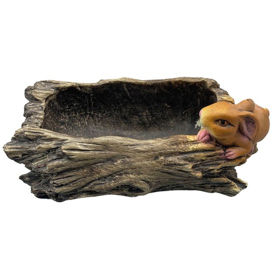 ΚΑΛΑΘΙ ΚΕΡΑΜΙΚΟ ΛΑΓΟΣ ΣΕ ΚΟΥΤΣΟΥΡΟ 19x9x7cm Bunny's 932013