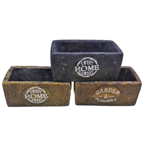 ΖΑΡΝΤΙΝΙΕΡΑ ΚΑΣΠΩ ΚΕΡΑΜΙΚΗ HOME 13x7x5,5cm Bunny's 932019