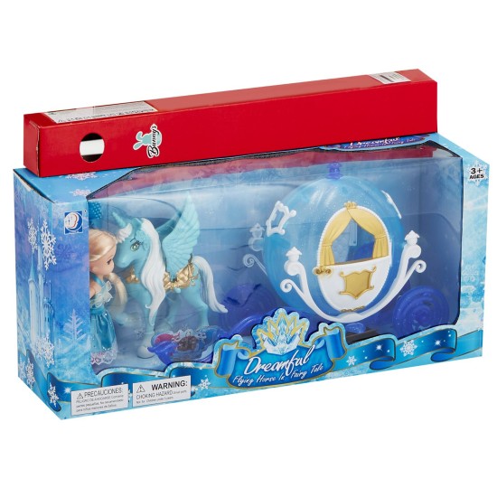 ΛΑΜΠΑΔΑ ΟΝΕΙΡΩΔΗΣ ΑΜΑΞΑ ΜΕ ΦΤΕΡΩΤΟ ΜΟΝΟΚΕΡΩ & ΜΙΚΡΗ ΚΟΥΚΛΑ 37x17x11cm Bunny's 932040