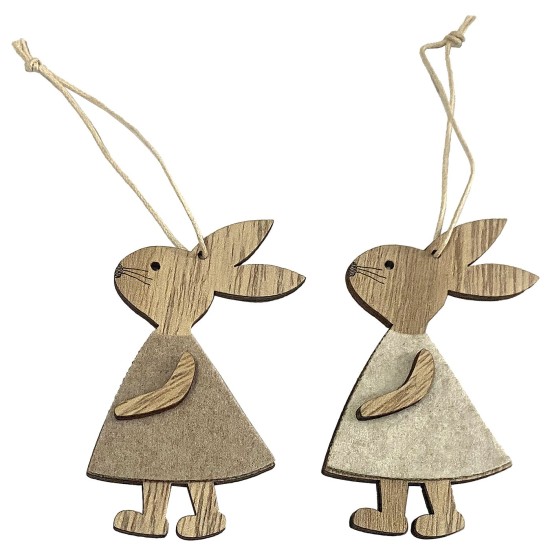 ΣΤΟΛΙΔΙ ΚΡΕΜΑΣΤΟ ΛΑΓΟΣ ΜΕ ΦΟΡΕΜΑ 9cm Bunny's 932055