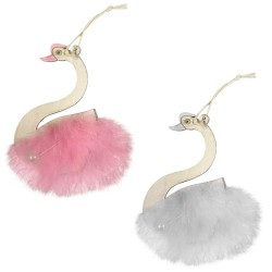 ΣΤΟΛΙΔΙ ΚΡΕΜΑΣΤΟ ΚΥΚΝΟΣ 11x7cm Bunny's 932057