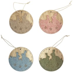 ΣΤΟΛΙΔΙ ΚΡΕΜΑΣΤΟ ΣΤΡΟΓΓΥΛΟ ΠΑΡΑΣΤΑΣΗ ΛΑΓΩΝ Φ8cm Bunny's 932058