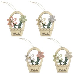 ΣΤΟΛΙΔΙ ΚΡΕΜΑΣΤΟ ΓΛΑΣΤΡΑΚΙ-ΛΟΥΛΟΥΔΙΑ 10x7cm Bunny's 932061