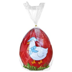 ΑΥΓΟ ΠΛΑΣΤΙΚΟ ΚΟΚΚΙΝΟ ΜΕ ΓΡΑΣΙΔΙ 15x12cm Bunny's 932090