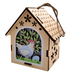 ΣΤΟΛΙΔΙ ΣΠΙΤΑΚΙ ΜΕ ΚΟΤΑ & ΑΥΓΑ 8x7x5cm Bunny's 932100