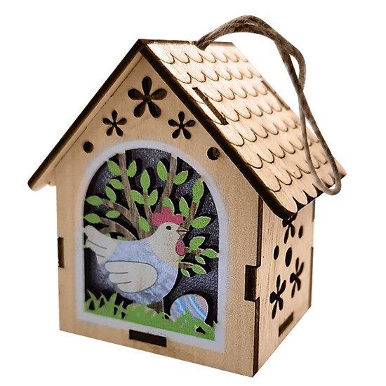 ΣΤΟΛΙΔΙ ΣΠΙΤΑΚΙ ΜΕ ΚΟΤΑ & ΑΥΓΑ 8x7x5cm Bunny's 932100