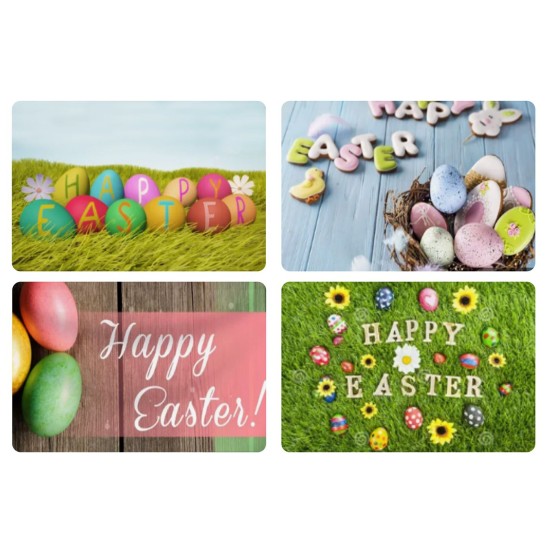 ΠΑΤΑΚΙ ΕΞΩΠΟΡΤΑΣ ΠΑΣΧΑΛΙΝΟ 60x40cm Bunny's 932107