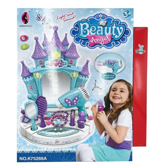 ΛΑΜΠΑΔΑ ΤΟΥΑΛΕΤΑ ΚΑΣΤΡΟ ΜΠΑΤΑΡΙΑΣ ΜΙΚΡΗ ΜΕ ΦΩΣ & ΜΟΥΣΙΚΗ 45x33cm Bunny's 932117