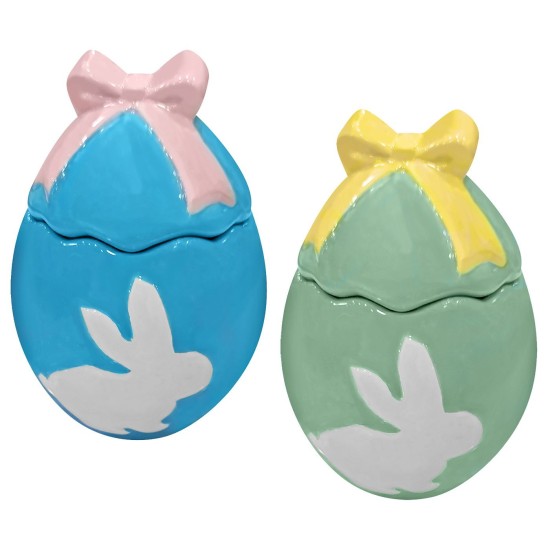 Μπωλ Αυγοθήκη Σκεπαστή Κεραμική 15x9cm Bunny's 932232 Μπωλ Αυγοθήκη Σκεπαστή Κεραμική 15x9cm Bunny's 932232