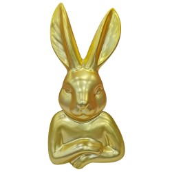 Λαγός Κεραμικός Χρυσός 26x13x10cm Bunny's 932237
