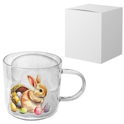 Κούπα Γυάλινη Λαγός με Αυτιά 13x8cm  380ml Bunny's 932238