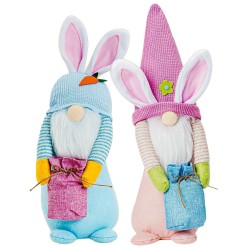 Φιγούρα Πάνινη με Αυτιά Λαγού & Πουγκί 43cm Bunny's 932257