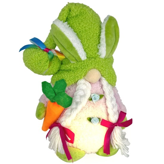 Φιγούρα με Αυτιά Λαγού, Αυγό & φως 38cm Bunny's 932261