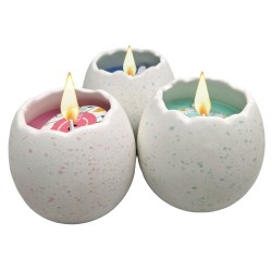 Κερί Αρωματικό σε Αυγό Πορσελάνης 8x8cm Bunny's 932309