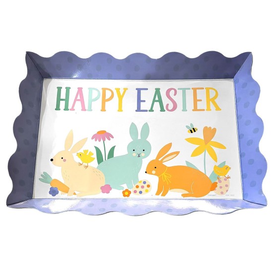 Δίσκος Πασχαλινός απο Χαρτόνι 34x25x3cm Bunny's 932324