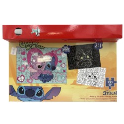 Λαμπάδα Παζλ 100τεμ Glow in the Dark Stitch 48x34cm Bunny's 932336