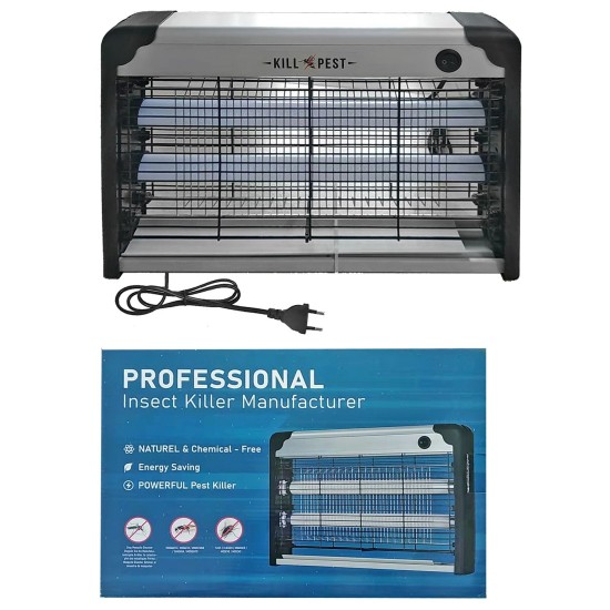 Εντομοπαγίδα 2 Λάμπες LED 38x24x5cm Homie 101571