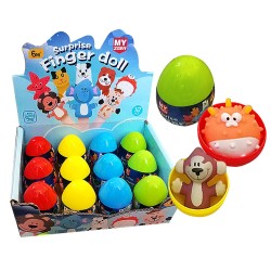 Αυγό Χρωματιστό Ζωάκι Finger Dolls 7x5cm Homie 116964