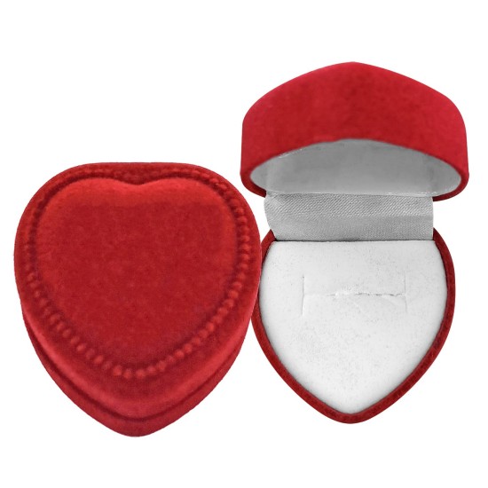 Κουτί Καρδιά για Δαχτυλίδι 4,5x4x3cm JustNote 39395