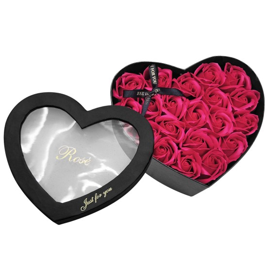 Κουτί Καρδιά με 20 Τριαντάφυλλα 22x20x10cm Homie 423062