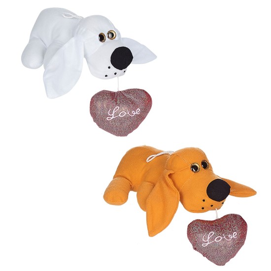 ΣΚΥΛΟΣ ΞΑΠΛΩΤΟ ΚΑΡΔΙΑ  LOVE 20cm ToyMarkt 99364