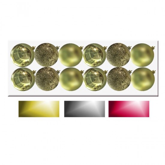 ΜΠΑΛΕΣ ΓΥΑΛΙΣΤΕΡΕΣ-ΧΡΥΣΟΣΚΟΝΗ-ΜΑΤ 24ΤΕΜ Φ3 3cm