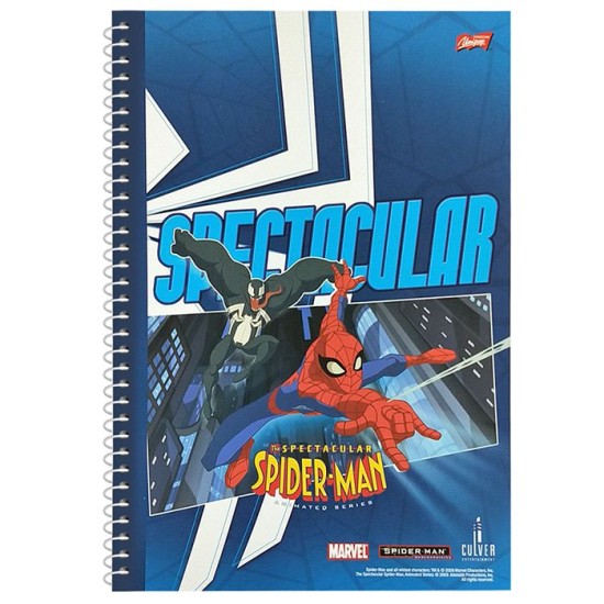 ΤΕΤΡΑΔΙΟ ΣΠΙΡΑΛ 60Φ SPIDERMAN 17x25cm ΤΕΤΡΑΔΙΟ ΣΠΙΡΑΛ 60Φ SPIDERMAN 17x25cm