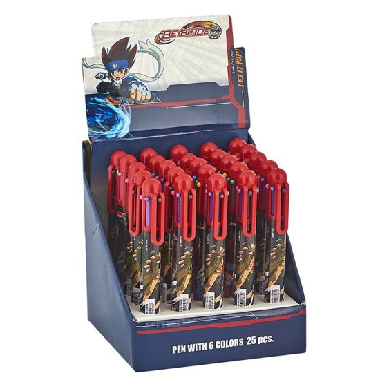 ΣΤΥΛΟ 6 ΧΡΩΜΑΤΑ BEYBLADE