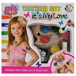 ΣΕΤ TATTOO IT'S MY LOVE 23x23x5cm