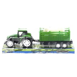 ΤΡΑΚΤΕΡ PULL BACK ΜΕ ΡΥΜΟΥΛΚΑ & ΖΩΑΚΙΑ 22cm 902051 70-2031