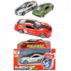 MUSTANG 1:36 PULL BACK ΜΕΤΑΛΛΙΚΟ ROUTE US 66 15x12x6cm 902129 70-2109