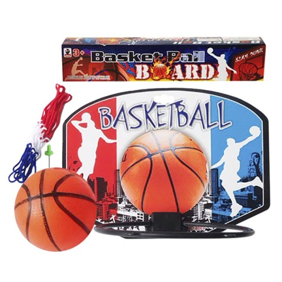 ΜΠΑΣΚΕΤΑΚΙ ΜΕ ΒΕΛΟΝΑ ΚΑΙ ΔΙΧΤΑΚΙ 30x28cm