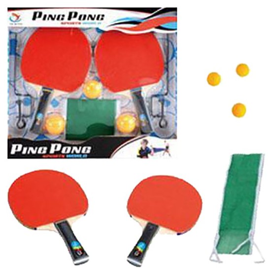 ΣΕΤ ΠΙΝΓΚ ΠΟΝΓΚ ΜΕ ΦΙΛΕ ΣΕ ΚΟΥΤΙ 37x34x4cm