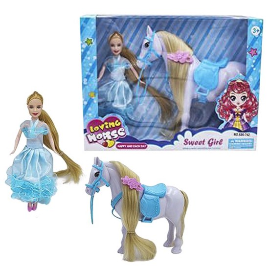 ΚΟΥΚΛΑ 17cm & ΑΛΟΓΟ 23x18cm