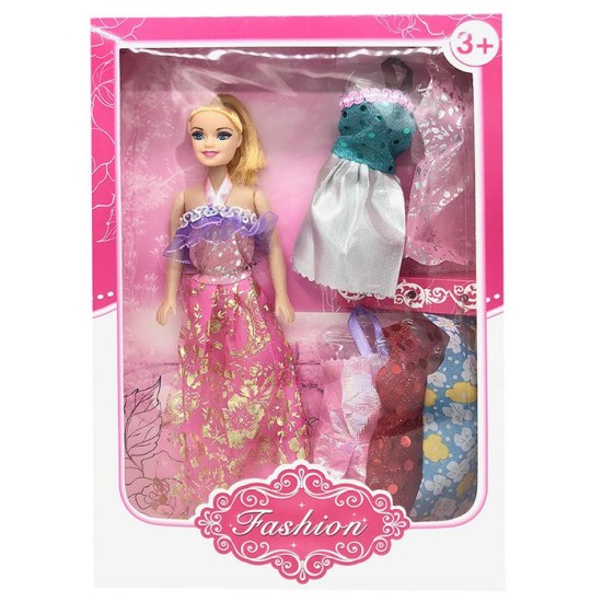 ΚΟΥΚΛΑ ΜΕ ΦΟΡΕΜΑΤΑ ΣΕ ΚΟΥΤΙ 20x32cm