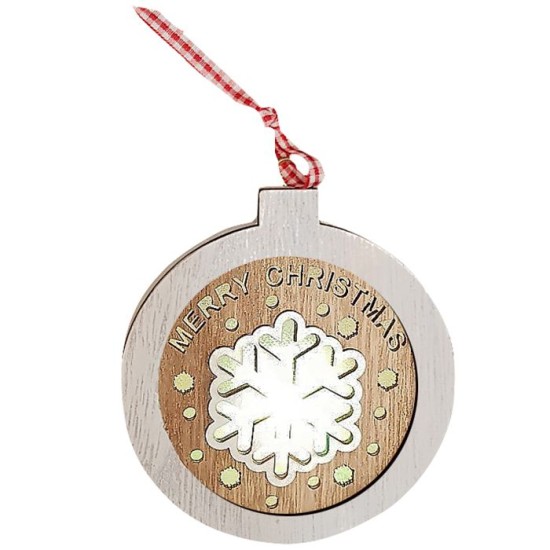 ΣΤΟΛΙΔΙ ΚΡΕΜΑΣΤΟ ΧΙΟΝΟΝΥΦΑΔΑ  ΜΕ LED Φ9,5x3cm