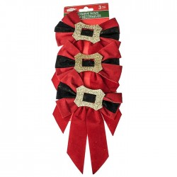 ΦΙΟΓΚΟΙ SANTA ΜΙΚΡΟΙ ΣΕΤ=3ΤΕΜ 10x20cm