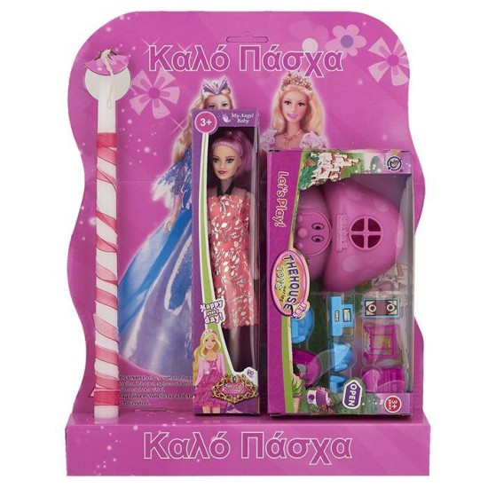 ΛΑΜΠΑΔΑ ΣΠΙΤΙ ΜΑΝΙΤΑΡΙ & ΚΟΥΚΛΑ ΜΟΝΤΕΛΟ 45x33cm