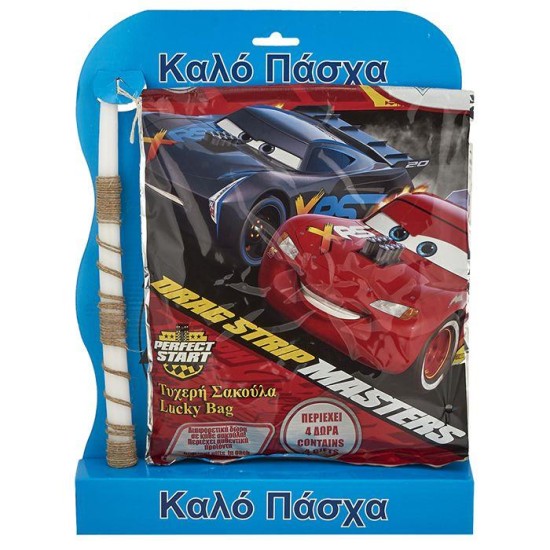 ΛΑΜΠΑΔΑ ΤΥΧΕΡΗ ΣΑΚΟΥΛΑ CARS 45x33cm