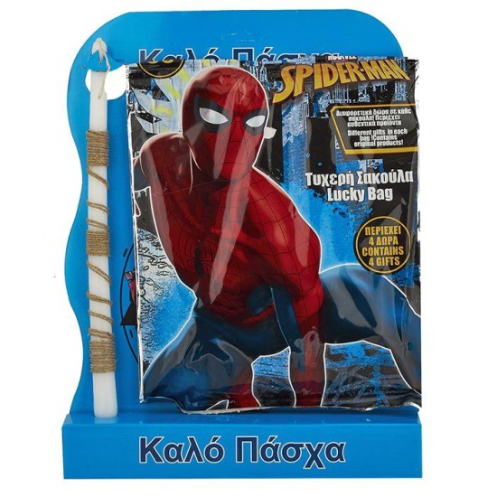 ΛΑΜΠΑΔΑ ΤΥΧΕΡΗ ΣΑΚΟΥΛΑ SPIDERMAN 45x33cm ΛΑΜΠΑΔΑ ΤΥΧΕΡΗ ΣΑΚΟΥΛΑ SPIDERMAN 45x33cm