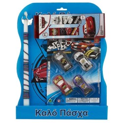 ΛΑΜΠΑΔΑ ΣΕΤ ΑΥΤΟΚΙΝΗΤΑ & ΠΑΖΛ CARS 45x33cm