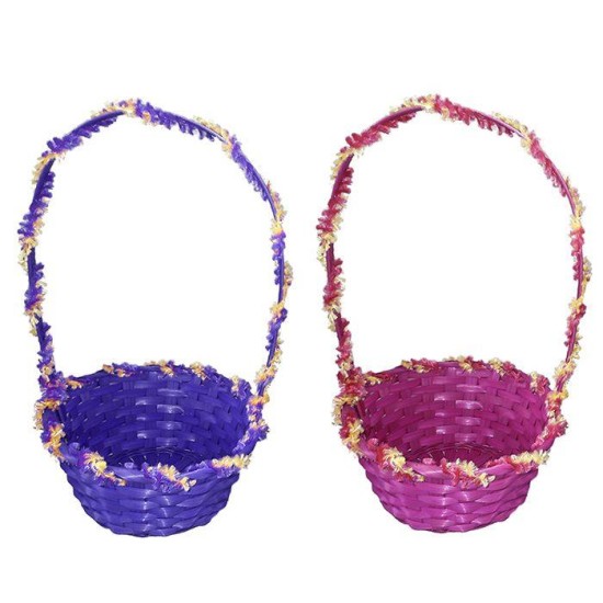 ΚΑΛΑΘΙ ΜΠΑΜΠΟΥ ΜΕ ΛΑΒΗ ΝΤΕΚΟΡ 23x11x36cm Φ23x11x40cm