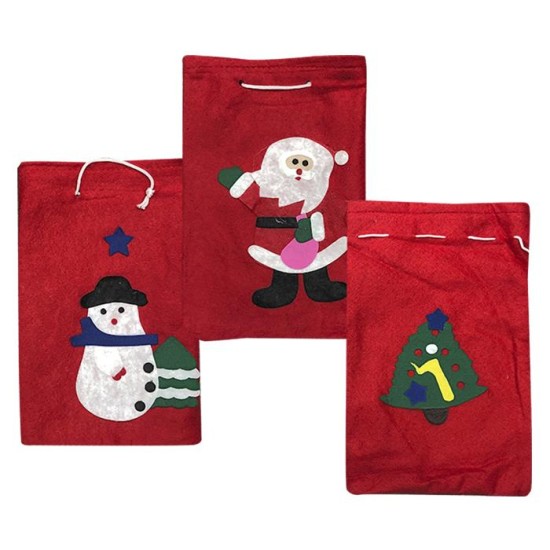 ΣΑΚΟΣ ΠΟΥΓΚΙ ΜΙΚΡΟ XMAS 30x20cm